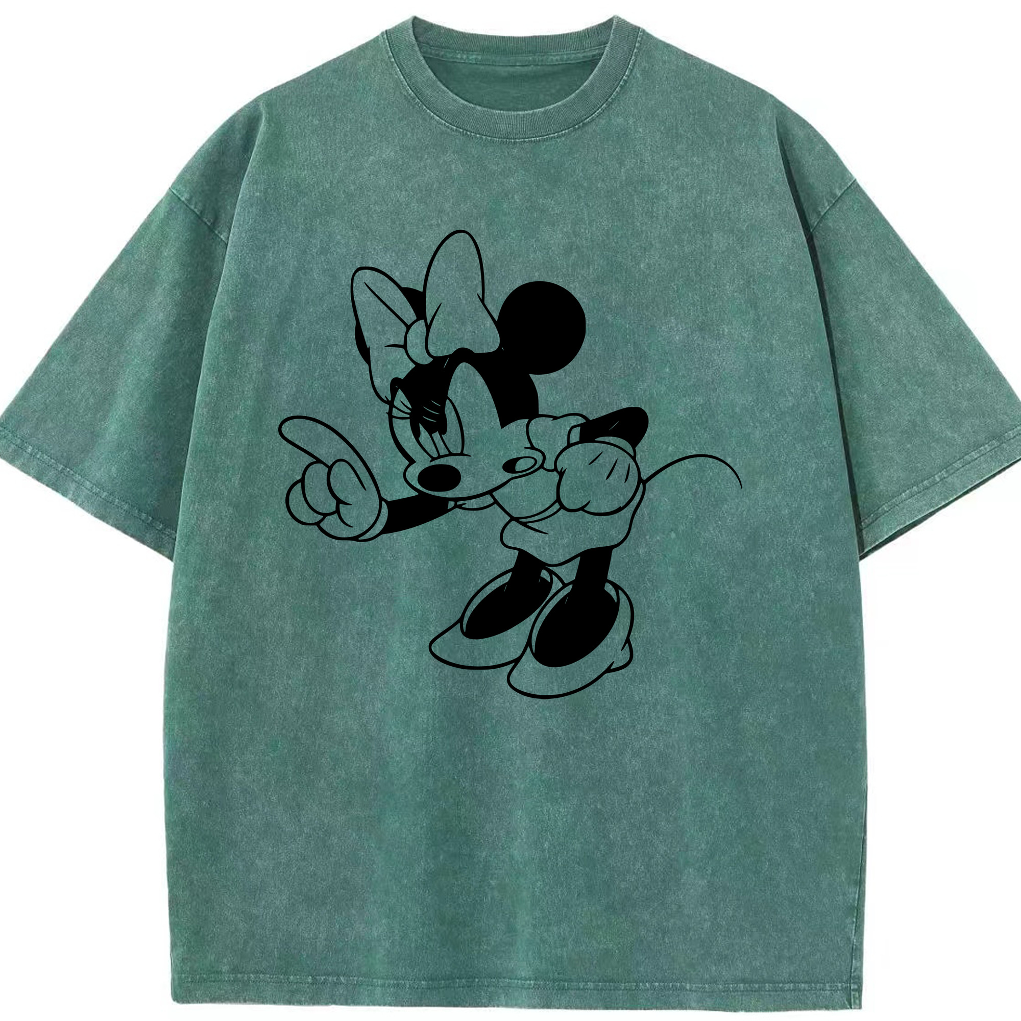 （画像用） ミッキーマウス Mickey Mouse 綿100% ヴィンテージ風 半袖Tシャツ（フロントプリント）